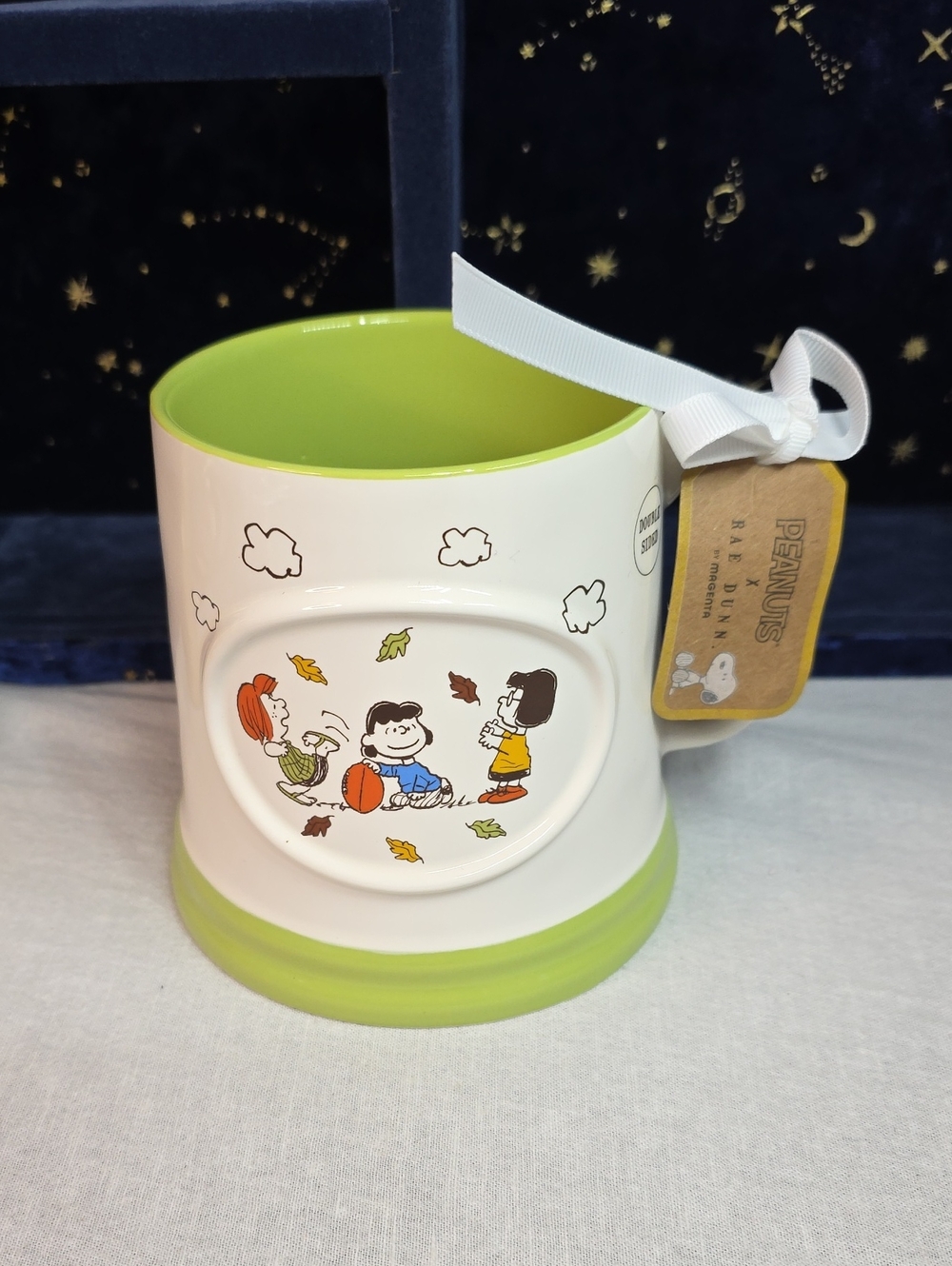 Rae Dunn x Peanuts Collab Football Girls Mug